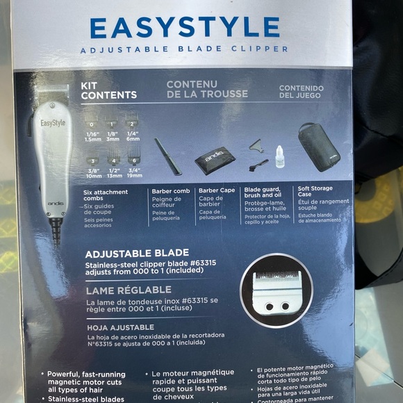 Andis Easy Style Clipper 13pc Kit BNWT - Picture 2 of 2